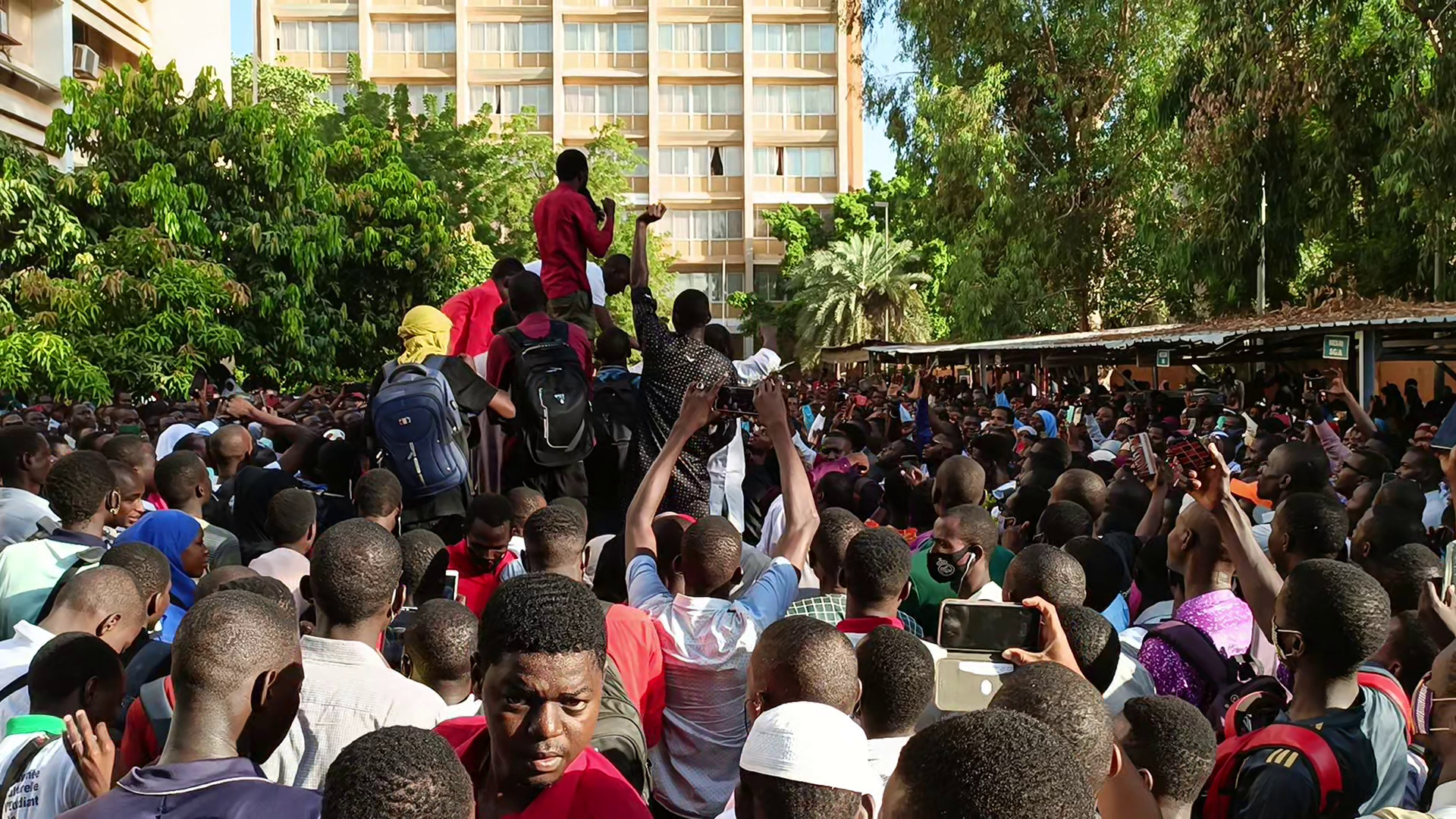 Marche et Sit-in des étudiants de l’Université Abdou Moumouni de Niamey