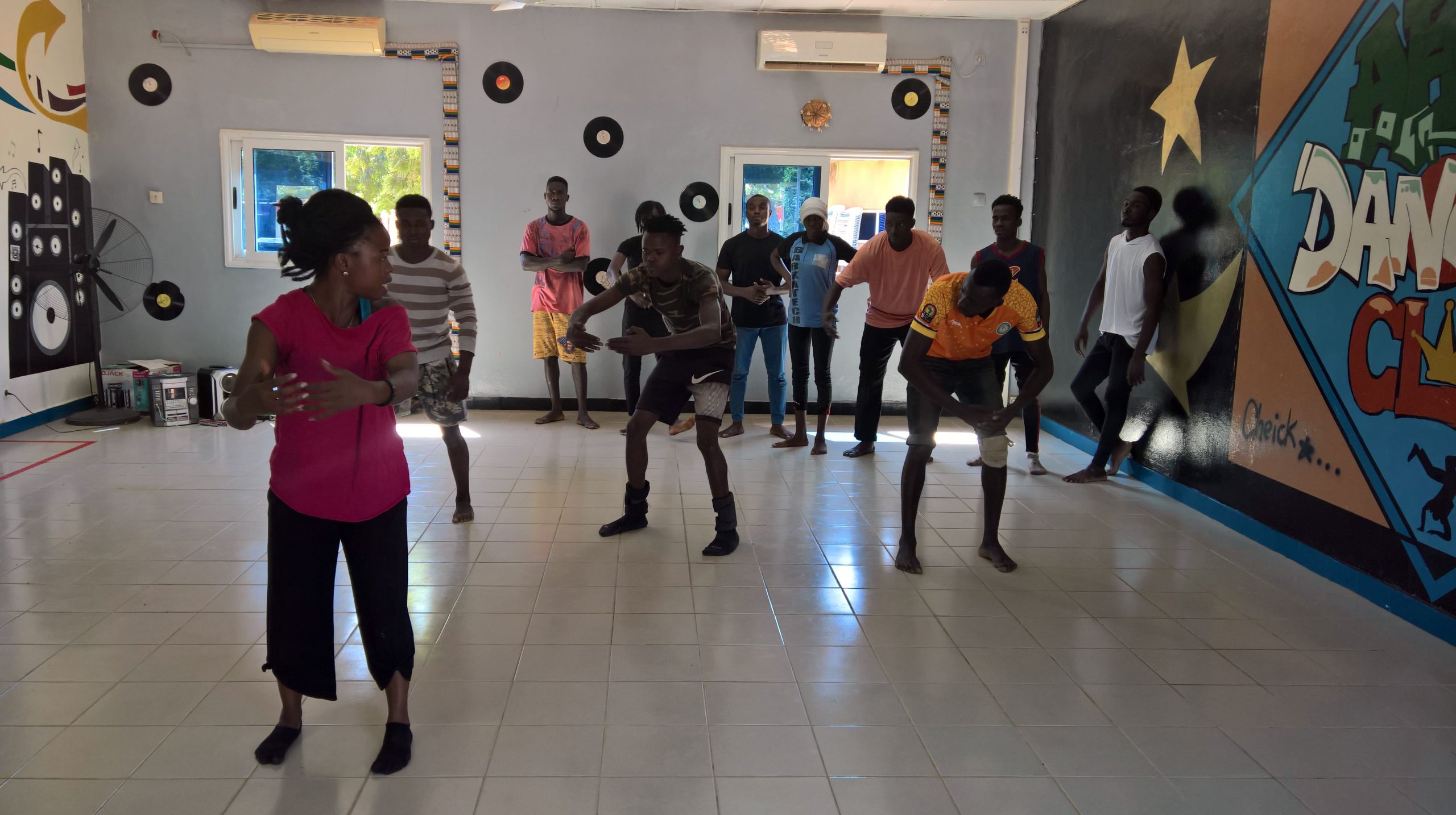 Atelier de danse contemporaine à Niamey