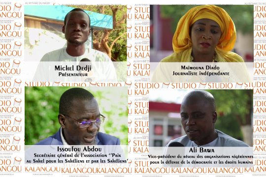 Les invités au forum du jour à la blue-zone de Niamey / Studio Kalangou