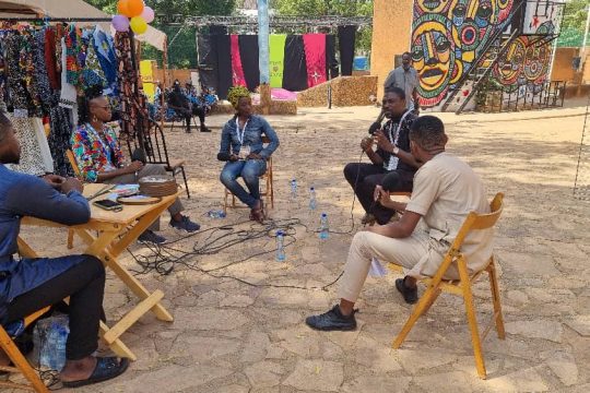 Enregistrement de tous à la fada au Centre Culturel Franco Nigérien