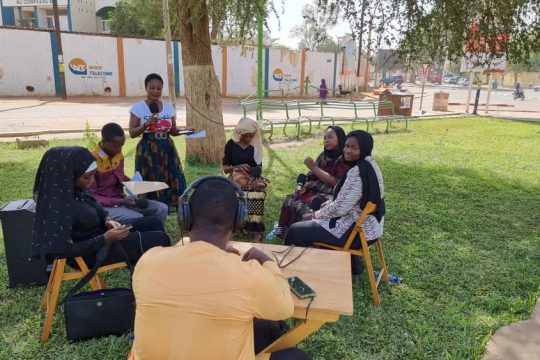 Enregistrement de tous à la fada à la place Anoutab de Niamey
