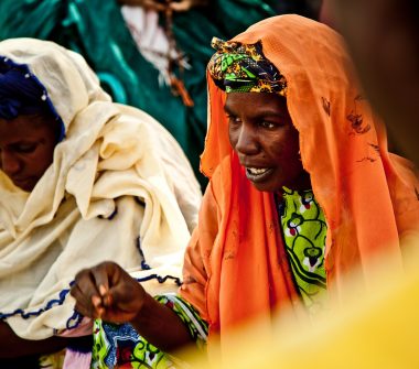 Des femmes expliquent les effets de la sécheresse à Diaout, en Mauritanie