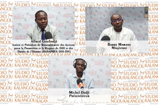 Les invités au forum sur la situation des déplacés interne au Niger