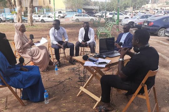 Enregistrement de tous à la fada à la place Anoutab de Niamey