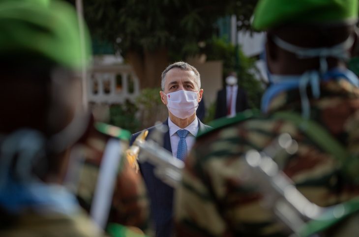 Ignazio Cassis, président de la confédération Suisse en visite au Niger