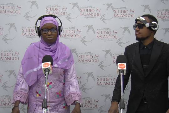 Aicha Macky et Don D sur le plateau de la rubrique l'artiste s'exprime