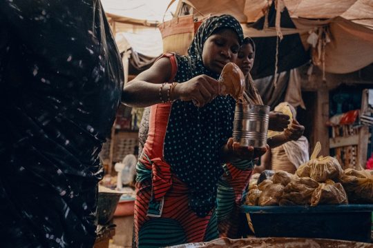 Les femmes de Gaya jouent un rôle important dans l'économie départementale grâce au commerce dans les zones rurales.