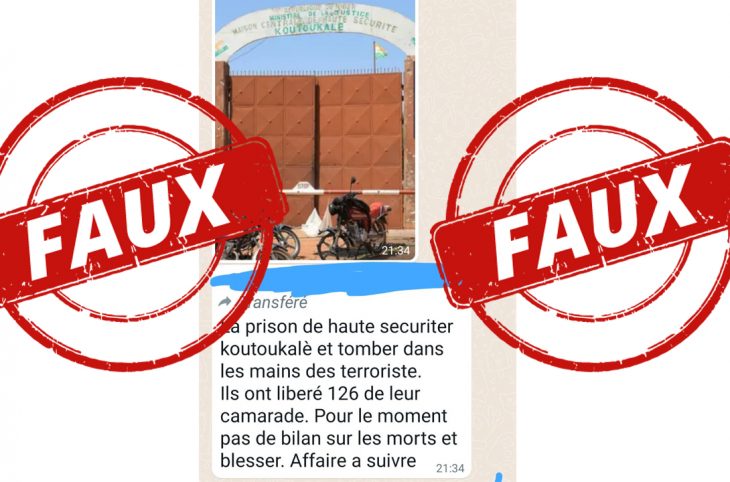 Faux, la prison de haute sécurité de Koutoukalé n’a pas été attaquée