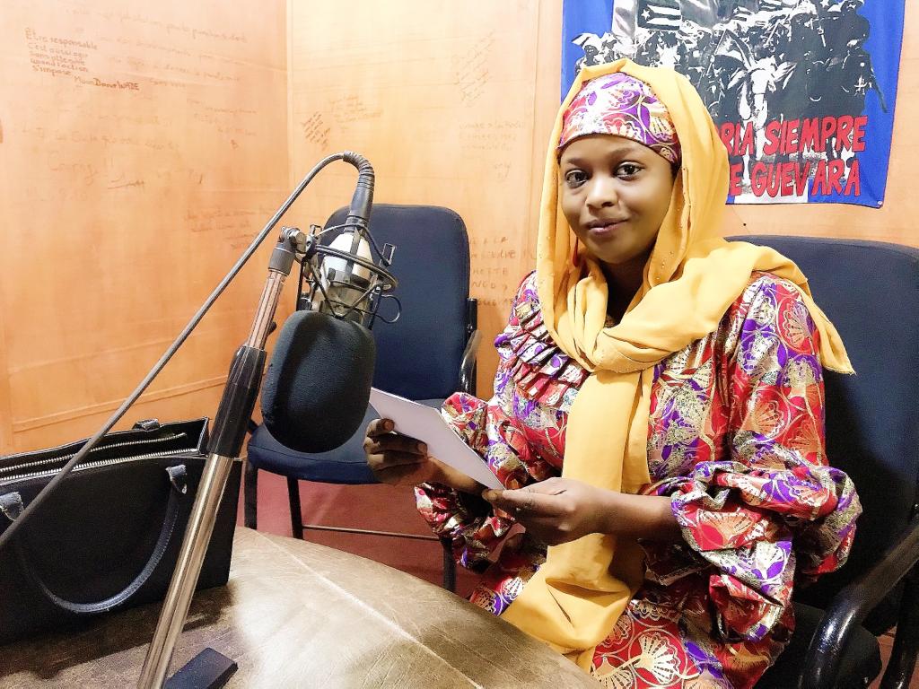 Massaouda Jaharou Sanda, promotrice d’un salon de beauté et journaliste