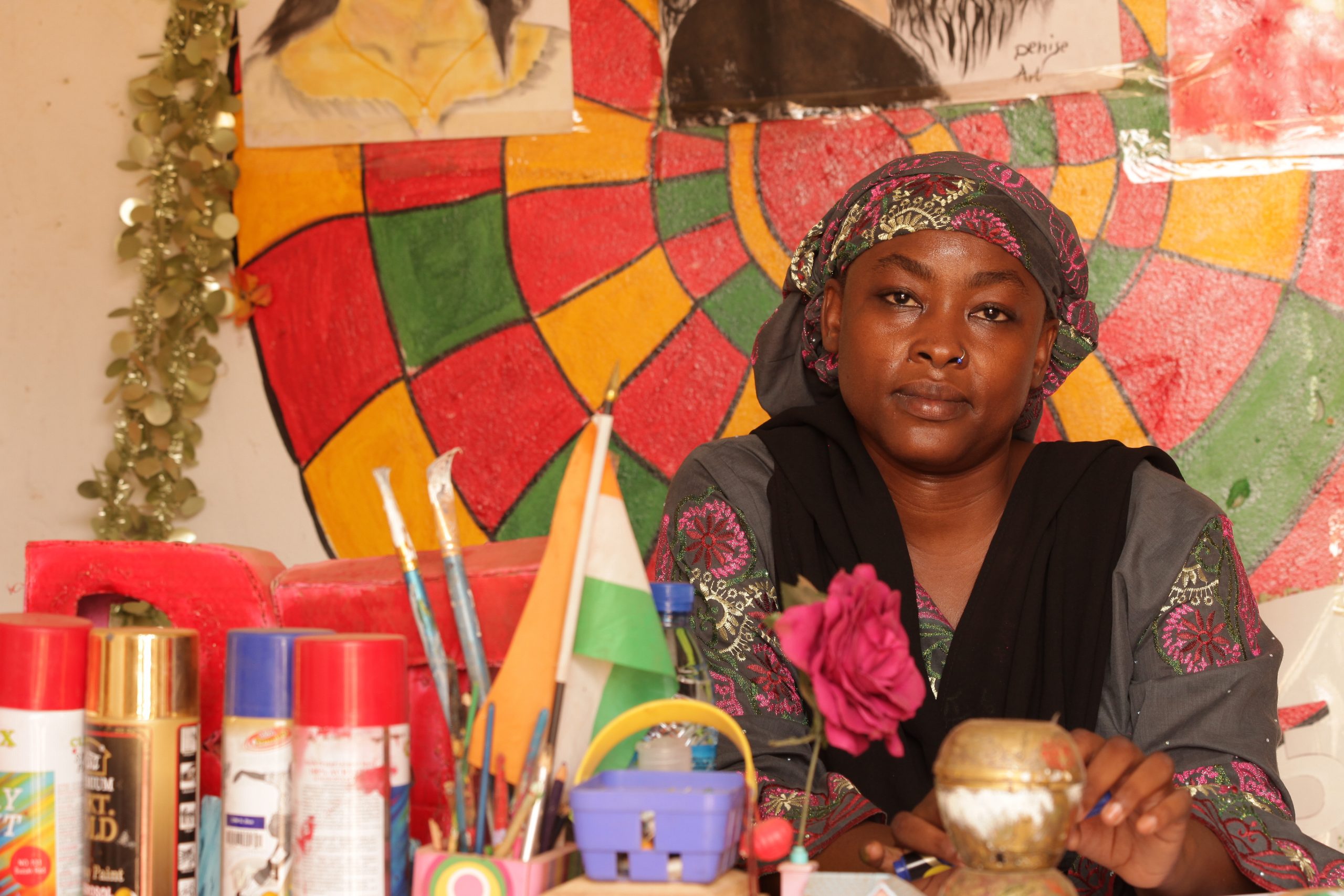 À la découverte d’Atté Noma Zeïnabou, une jeune passionnée d’art graphique
