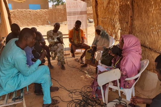 Enregistrement de l'émission "Tous à la fada" à Bouza dans la région de Tahoua