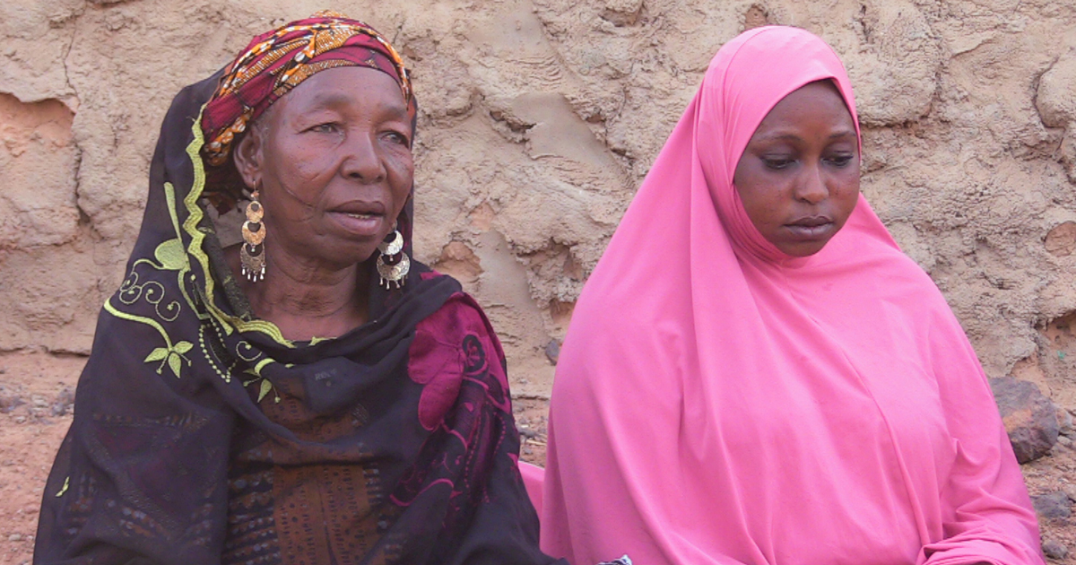 Portrait de Kandé Dan sarki, conteuse traditionnelle de Dogondoutchi