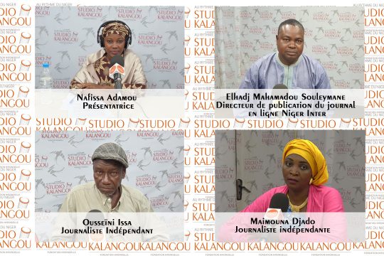 Les invités au forum de la presse du 24 juin 2022 / Studio Kalangou