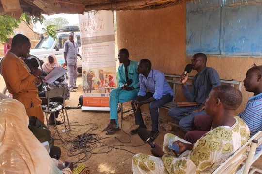 Enregistrement de l'émission "Tous à la fada" à Bouza dans la région de Tahoua