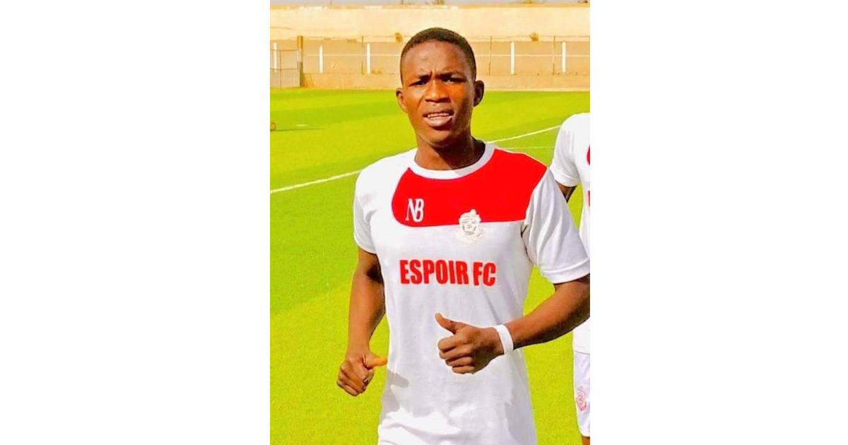 Ibrahim Oumarou de Zinder, meilleur buteur de la super ligue nationale de la saison 2021-2022 