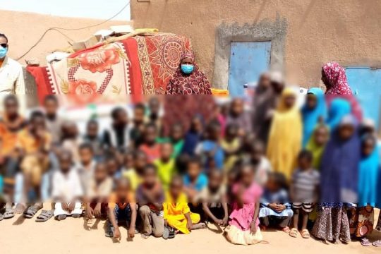 Nana Hadiza autour des enfants orphelins à Agadez