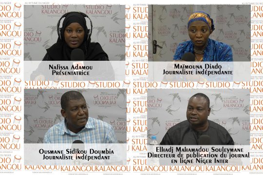 Les invités au forum de la presse / Studio Kalangou