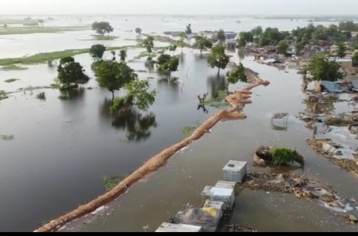 Crue de la Komadougou, la ville de Diffa inondée