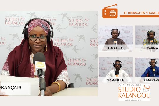 Les présentateurs des journaux - Studio Kalangou