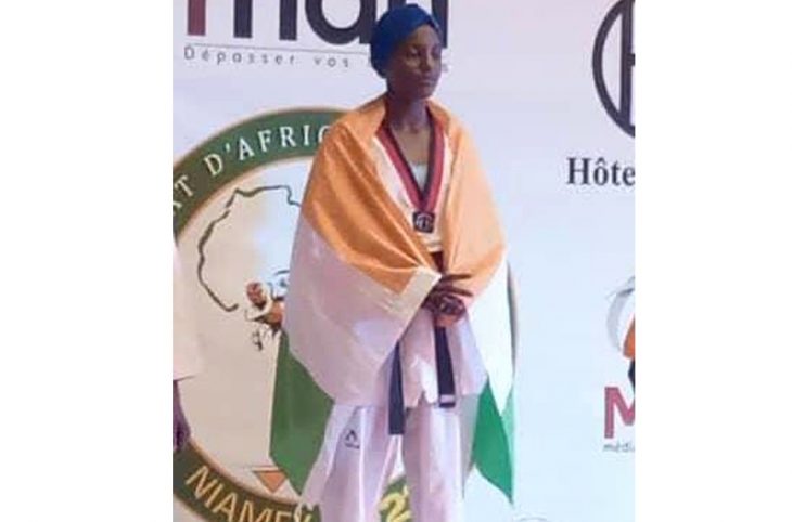 Farida Soumana, jeune taekwondoïste