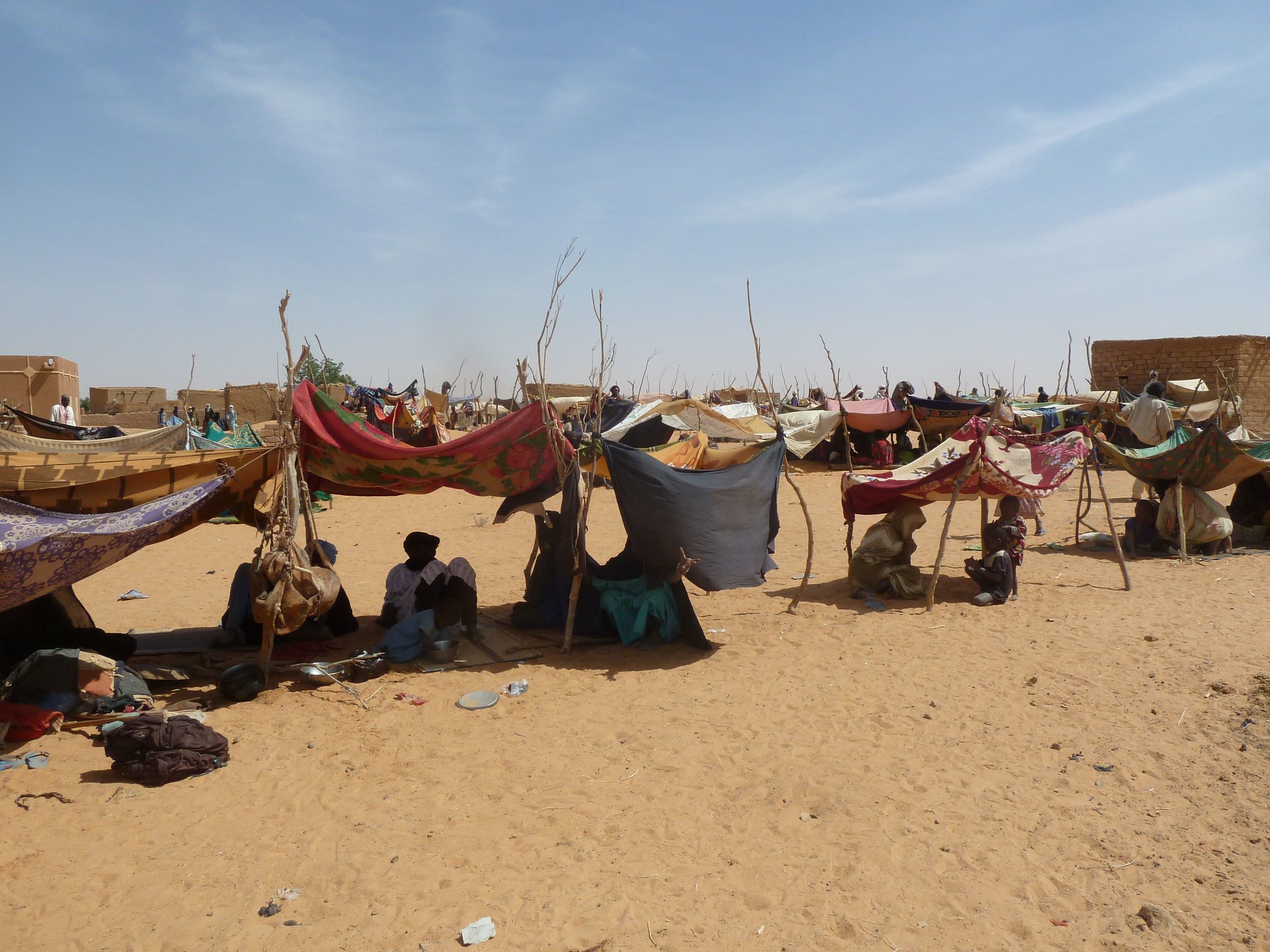 Arrivée de nouveaux déplacés maliens à Tassara