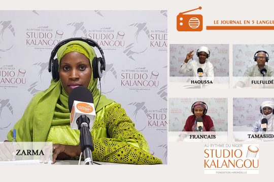 Les présentateurs du jours - Studio Kalangou