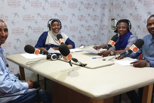 Les présentateurs du jour - Studio Kalangou