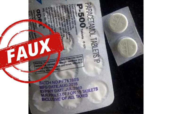 Faux, des comprimés de paracétamol ne contiennent pas le virus mortel Machupo