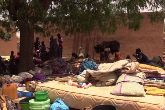 Au total, ce sont quelque 10 884 personnes, soit 1 570 ménages de neuf villages de la commune d’Ouro Guéladio qui ont fui les violences des groupes armés non-étatiques, GANES.