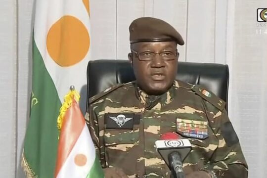 Abdourahamane Tiani, président du conseil national pour la sauvegarde de la patrie, CNSP