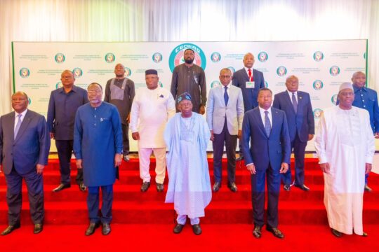 Les chef d'Etat de la Cédéao - Crédit photo : ecowas.int
