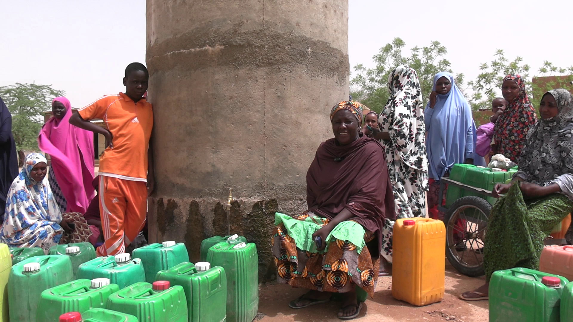 Portrait de Fatima Walla, gestionnaire d’un forage d’eau à Adabdab