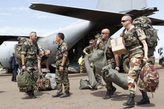 Des militaires français de l'opération Barkhane - Photo du Armée de l'Air et de l'Espace Ministère de la Défense Espagne - Source : flickr.com