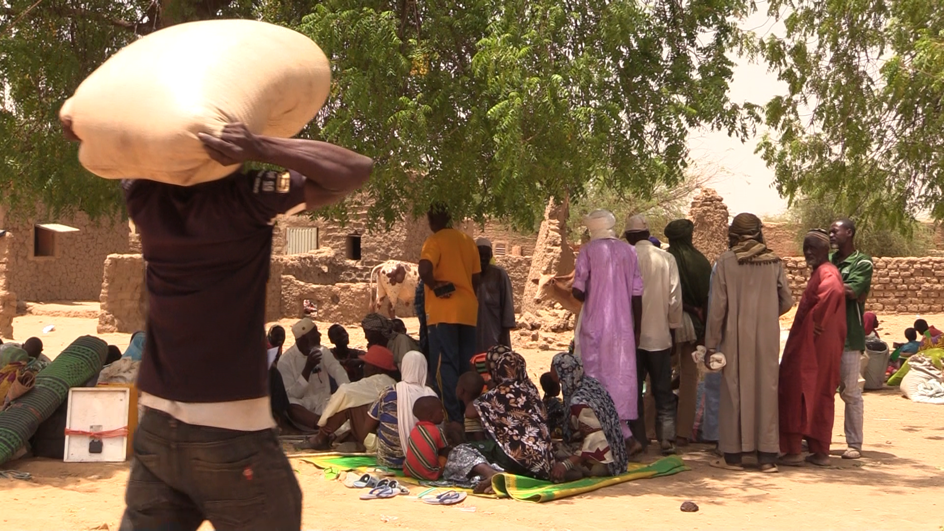 L’impact du déplacement des populations de Say sur la vie sociale et humanitaire