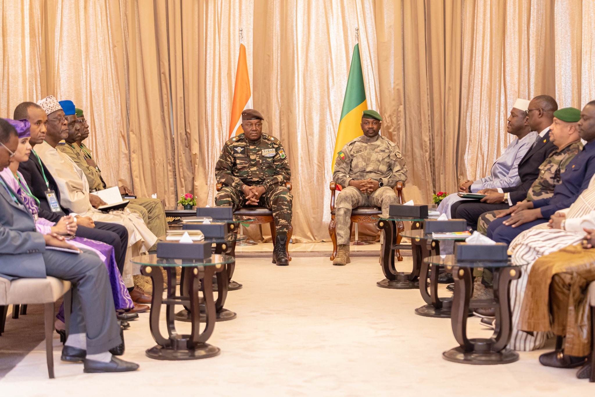 Le Général Tiani en visite diplomatique au Mali et au Burkina Faso
