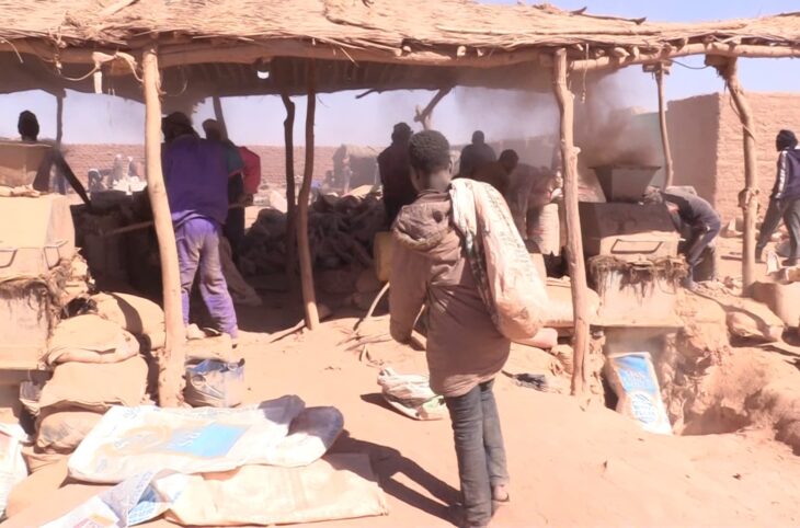 Les AGRs des jeunes, sur le site de traitement artisanal de Guidan daaka a Arlit