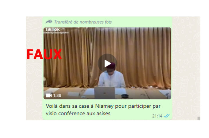 Cette vidéo date du 18 avril 2023 et n’a aucun lien avec le Sommet de l’UA du 18 février 2024