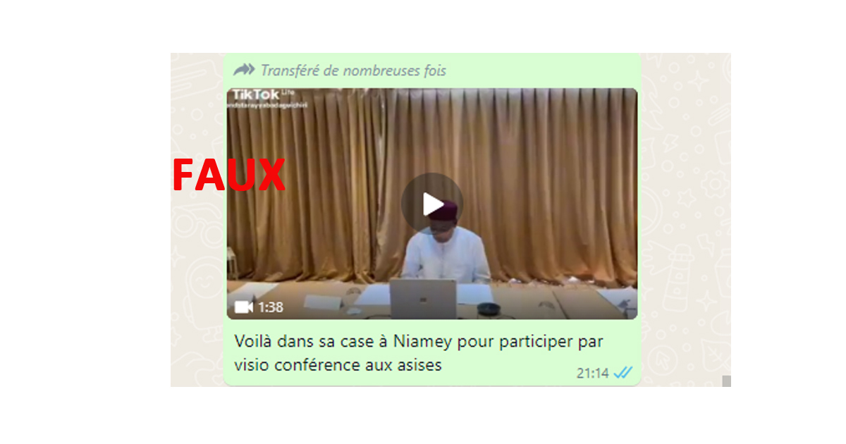 Cette vidéo date du 18 avril 2023 et n’a aucun lien avec le Sommet de l’UA du 18 février 2024