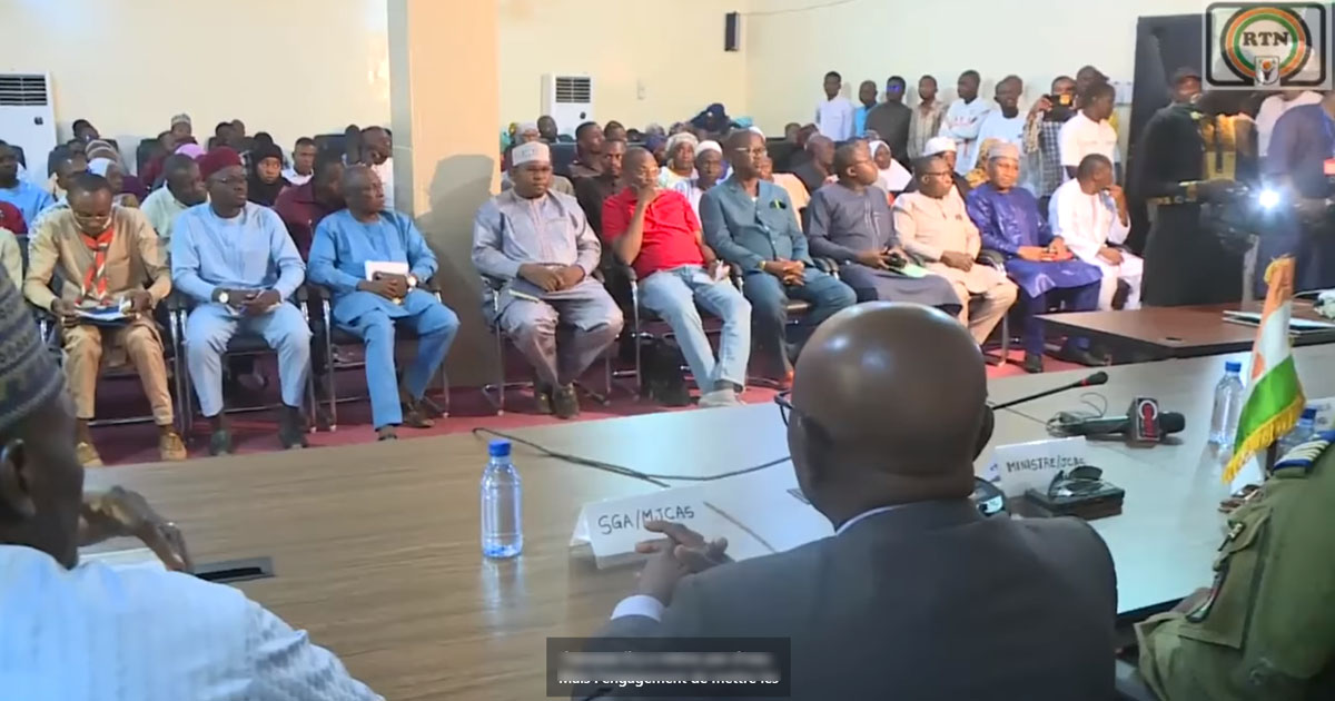 Rencontre entre le ministre de la jeunesse et les jeunes de Maradi