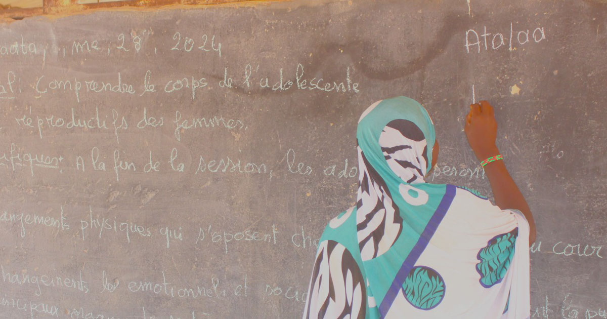 Une initiative promouvant l’alphabétisation des jeunes filles à Tara