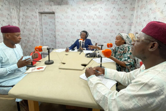 Les présentateurs de l'émission le Niger sur Kalangou.