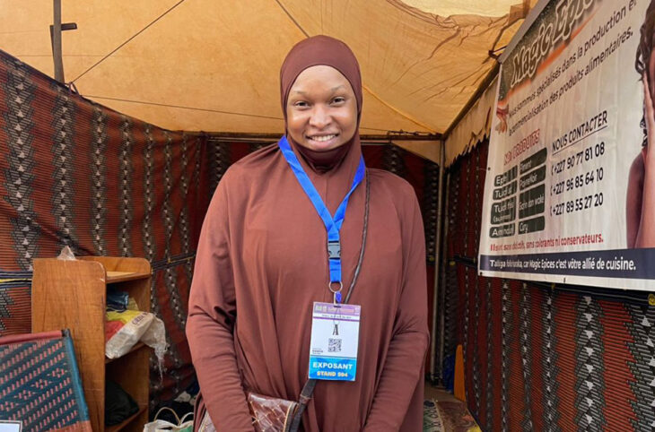 Mme Harouna Mariam Diakité, jeune entrepreneure spécialisée dans la production d’épices