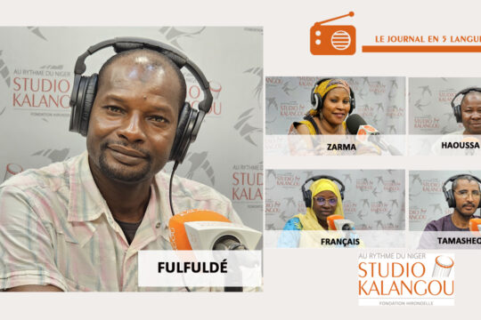 Les présentateurs des différents journaux - Studio Kalangou