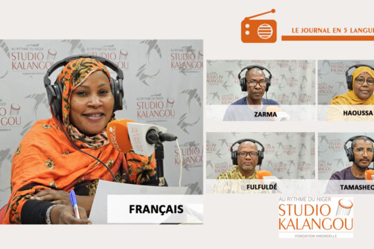 Les présentateurs des différents journaux - Studio Kalangou