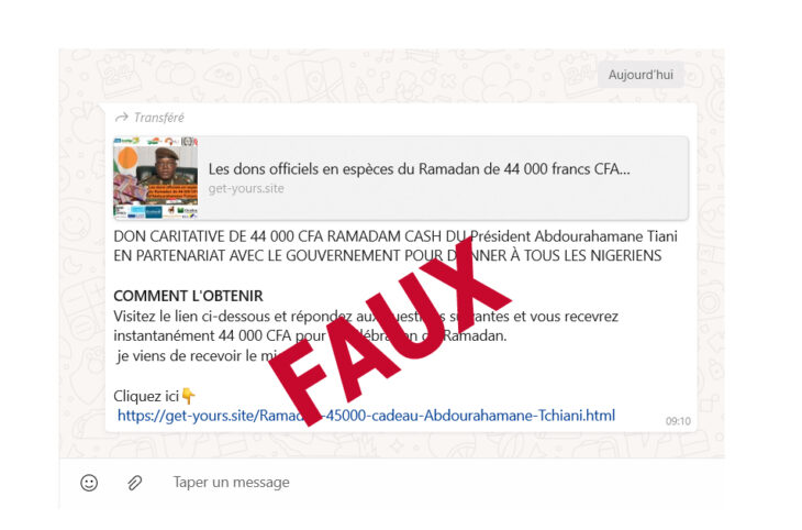 Cette annonce est une arnaque