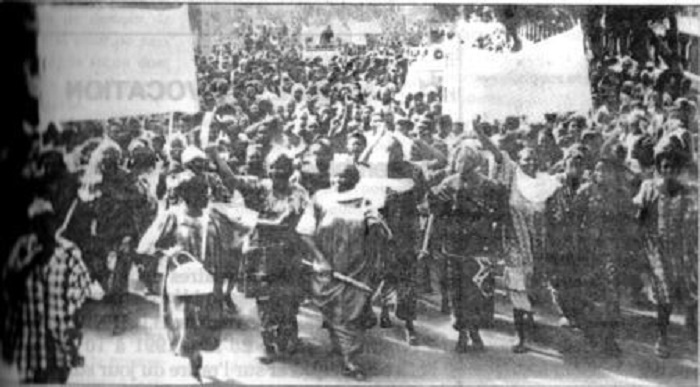 La marche historique des femmes nigériennes le 13 mai 1991