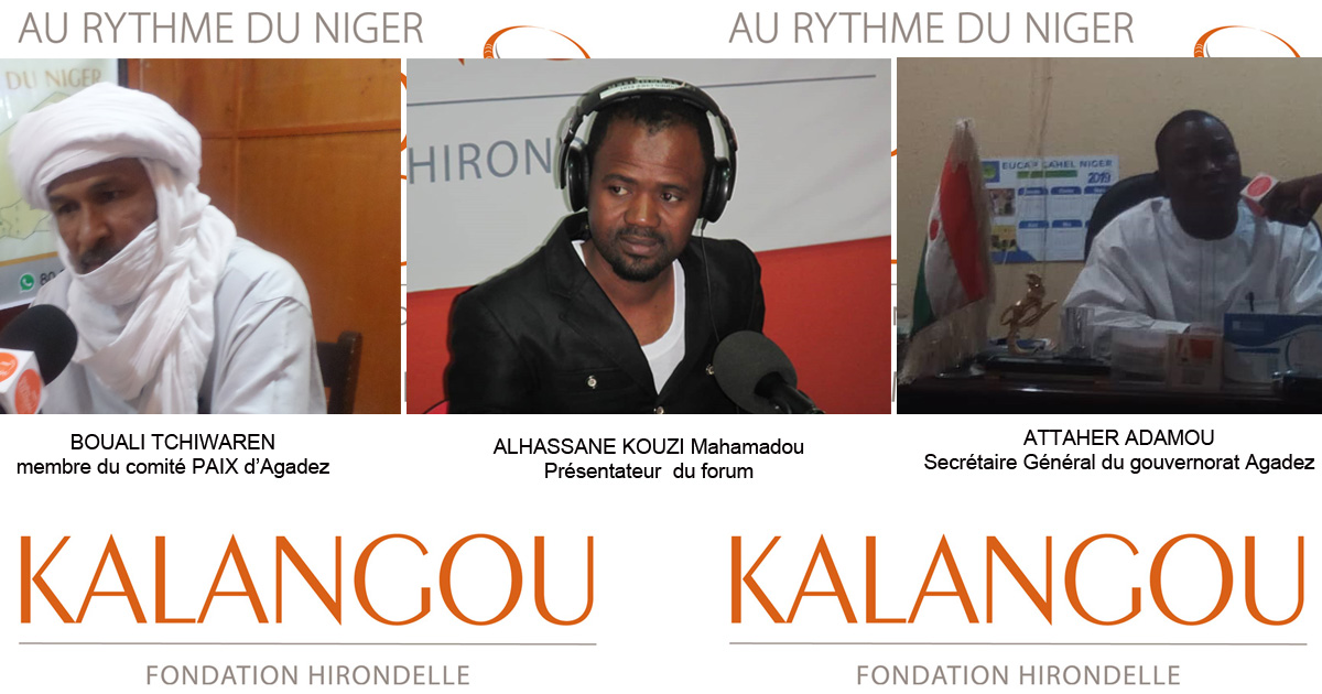 FORUM DU 28 MARS 2019 tourné à la radio SAHARA d’Agadez /« Migration et sécurité à Agadez : difficultés et pistes de solutions »