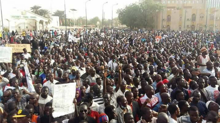Manifestation à Niamey contre la politique du gouvernement