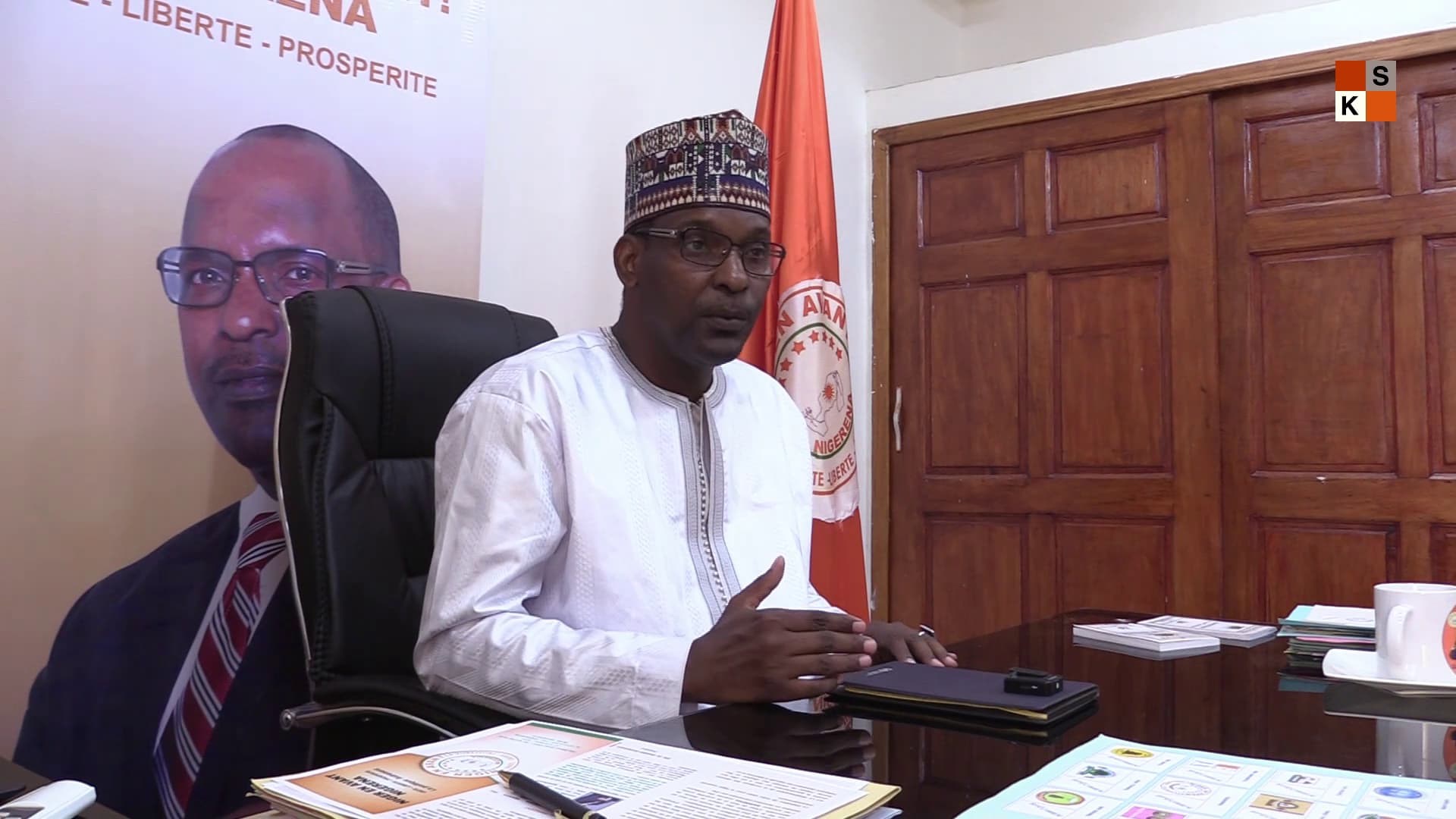 Abdallah Souleymane du parti « Niger En Avant » (NIGERENA) présente son programme électoral