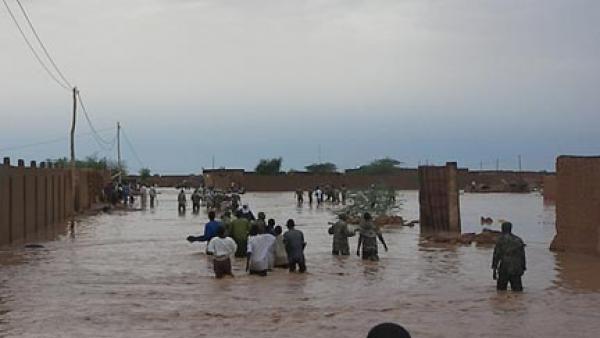 Agadez / Les infrastructures réalisées fin 2016 inondées